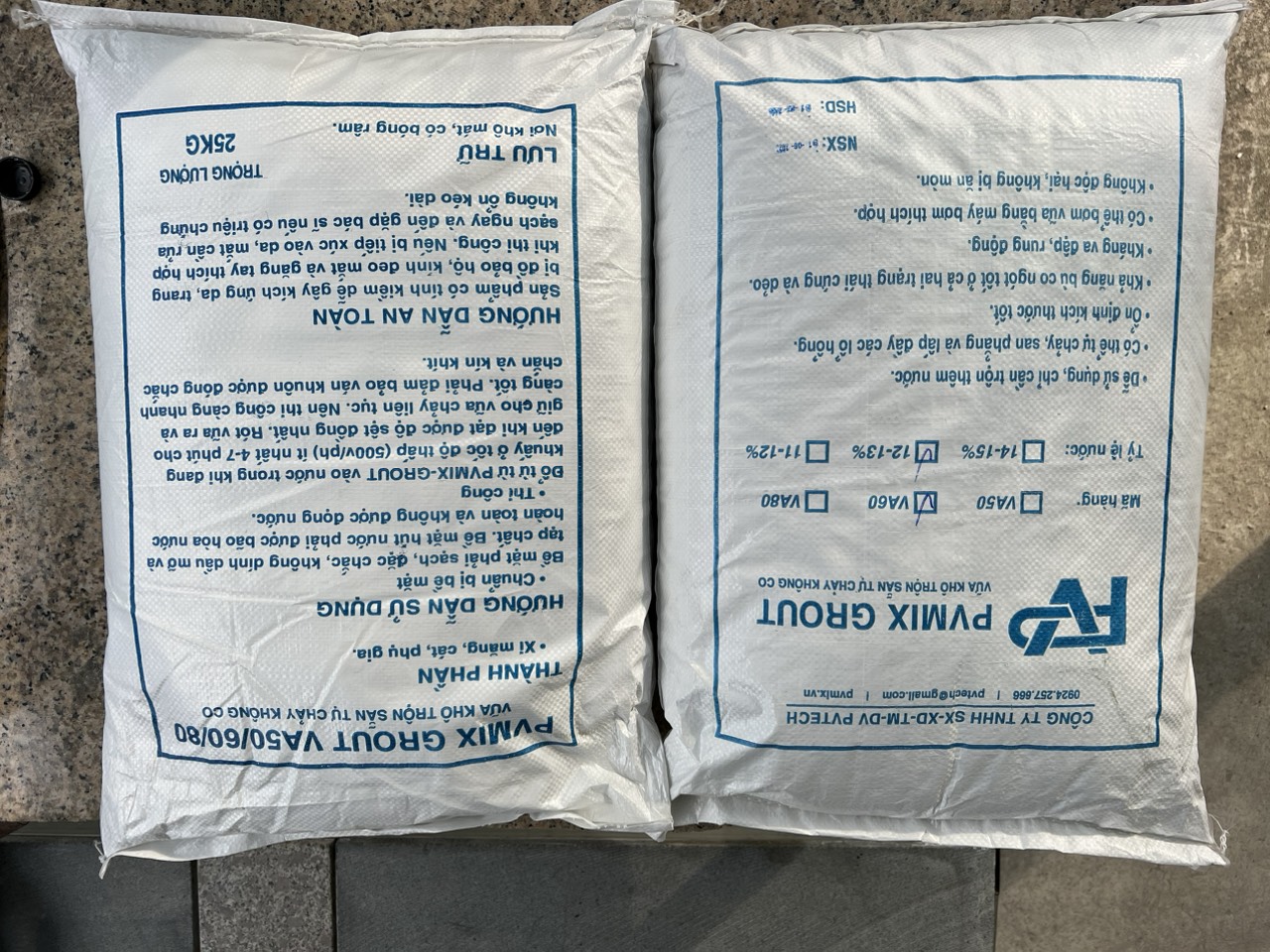 KEO DÁN GẠCH PV-TECH -  25KG / BAO4