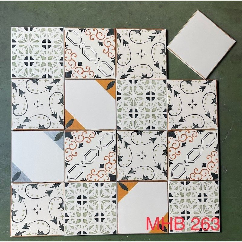 GẠCH BÔNG 20x20 - NGẪU NHIÊN [ 1 MÉT VUỐNG = 25 VIÊN ]1